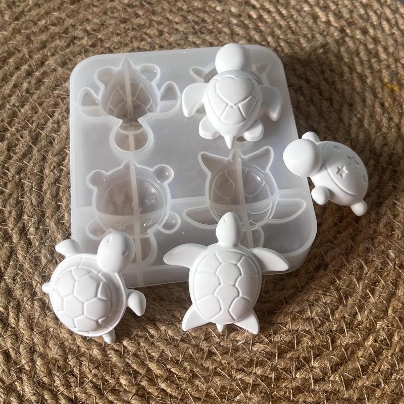 Soap Making Kit - Four Turtles Plaster Silicone Molds DIY