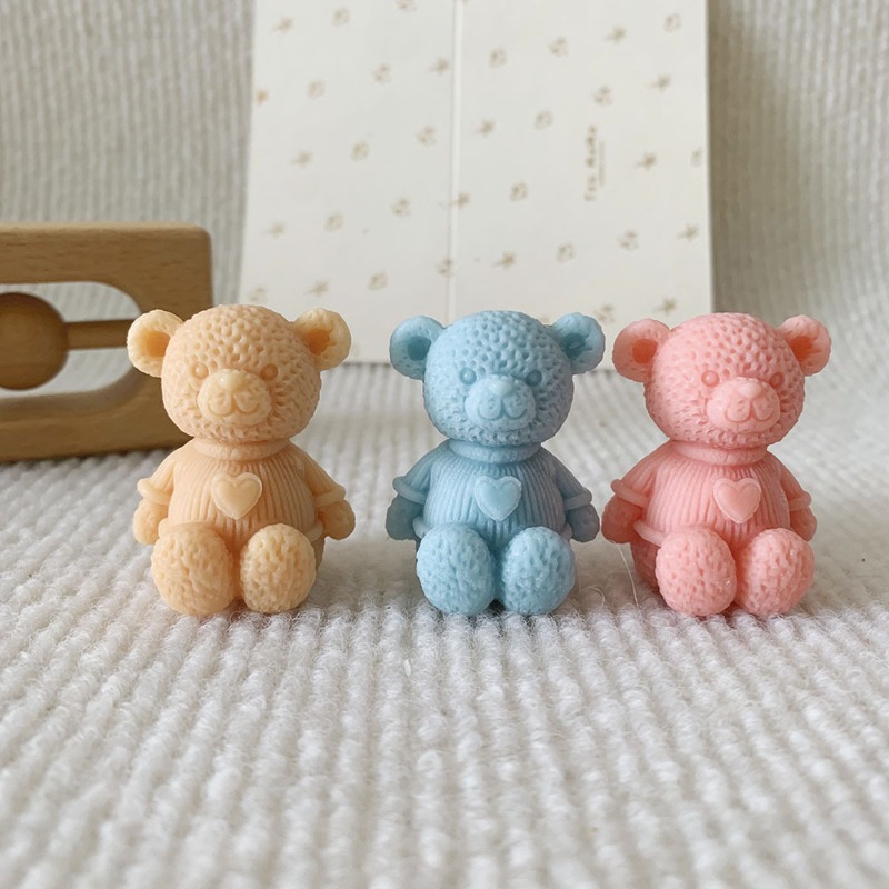 Mini Love Bear Candle Silicone - Soap Making For Beginners recension och pris