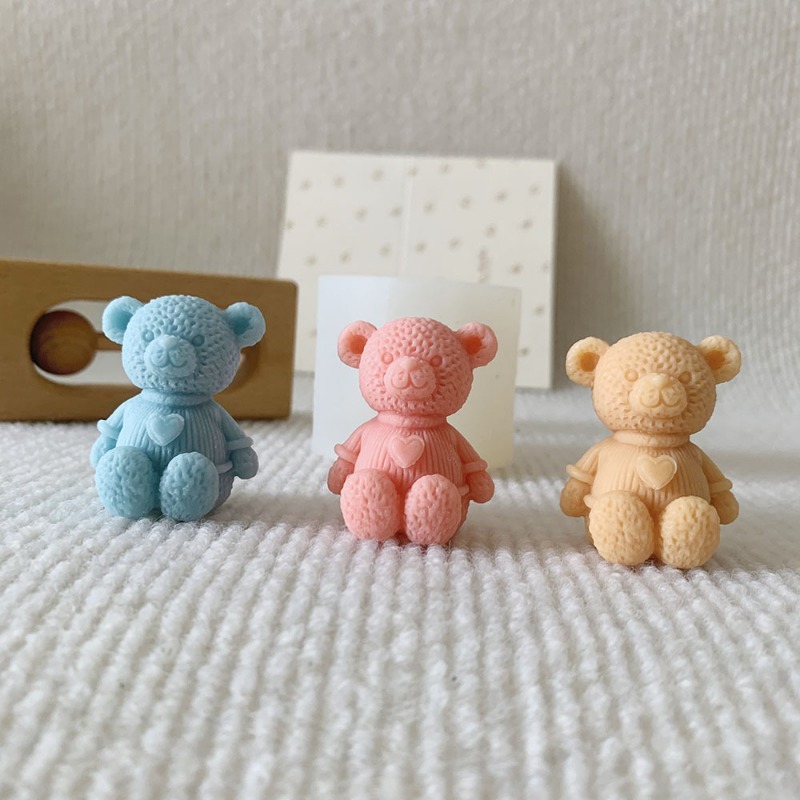 Mini Love Bear Candle Silicone - Soap Making For Beginners recension och pris