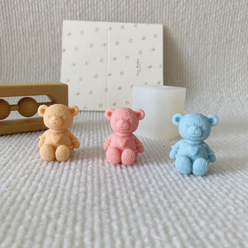 Mini Love Bear Candle Silicone - Soap Making For Beginners recension och pris