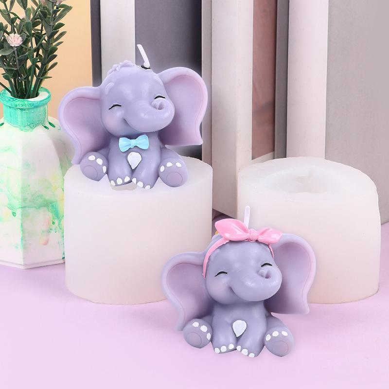 Cute 3D Elephant Silicone Cand - Soap Making Kit recension och pris