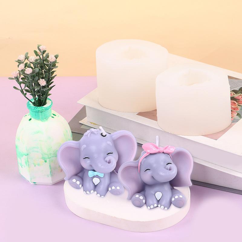 Cute 3D Elephant Silicone Cand - Soap Making Kit recension och pris