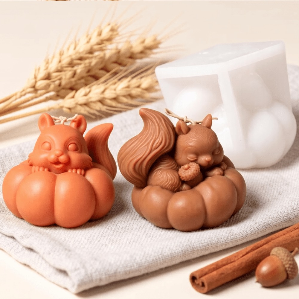 Squirrel Pumpkin Silicone Cand - Soap Making Friends recension och pris