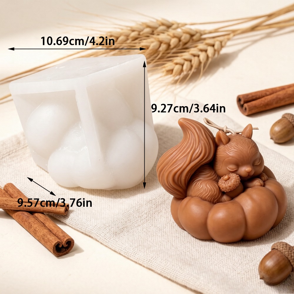 Squirrel Pumpkin Silicone Cand - Soap Making Friends recension och pris