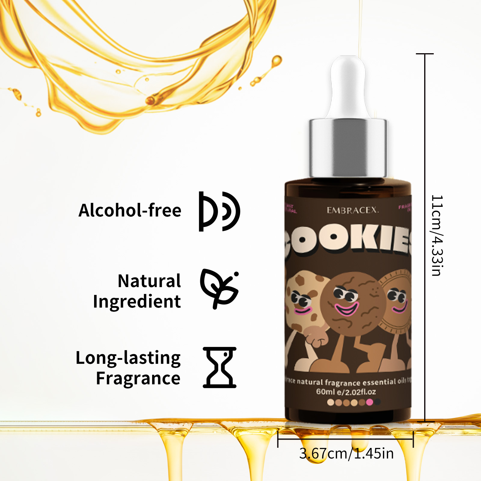 60ml Cookies Essential Oil Ski - Soap Making Friends recension och pris