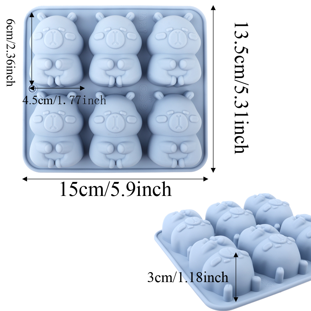 1 Silicone Cake Mold in the Sh - Soap Making Activity recension och pris