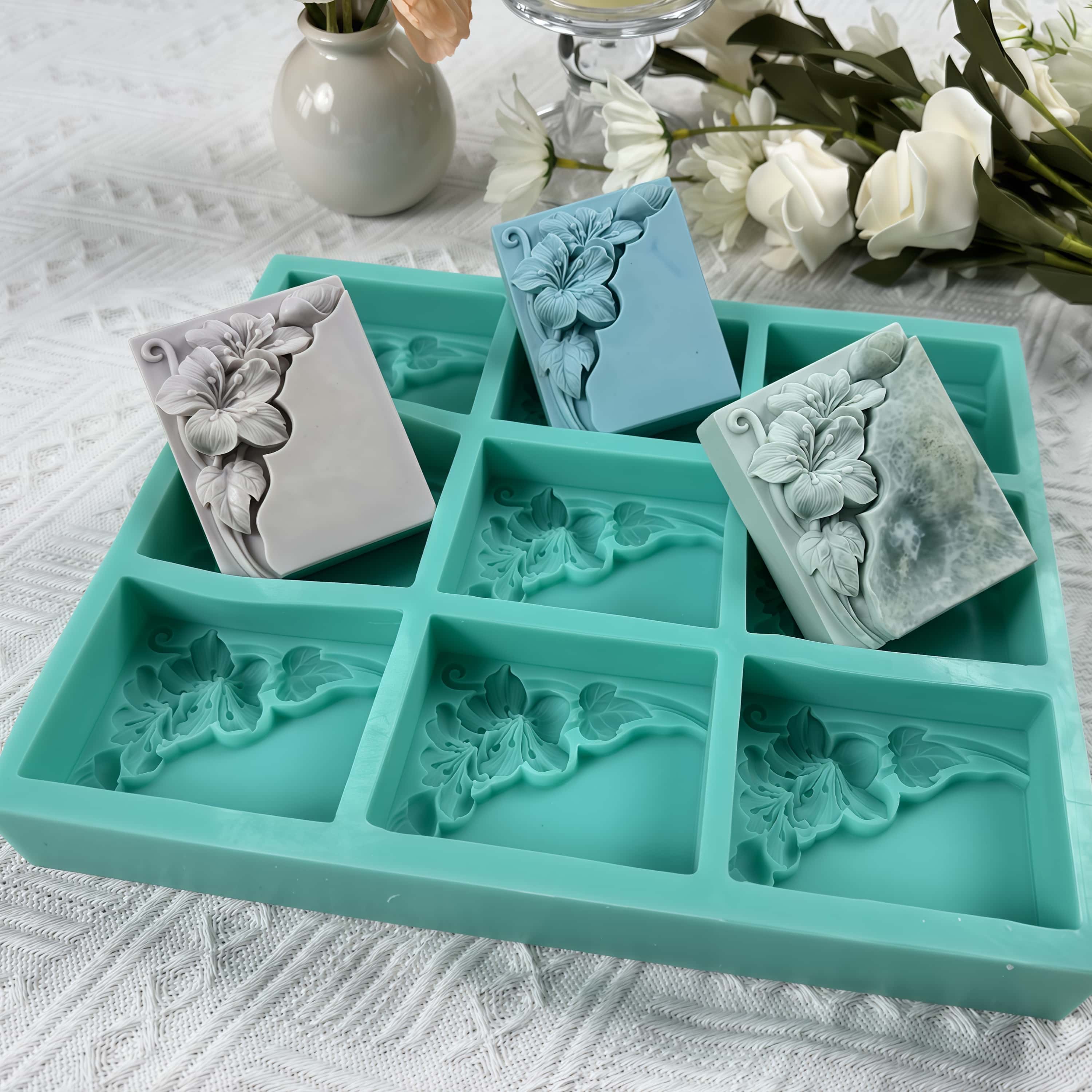 9 Cavities Tung Flower Soap Mo - Soap Making Line recension och pris