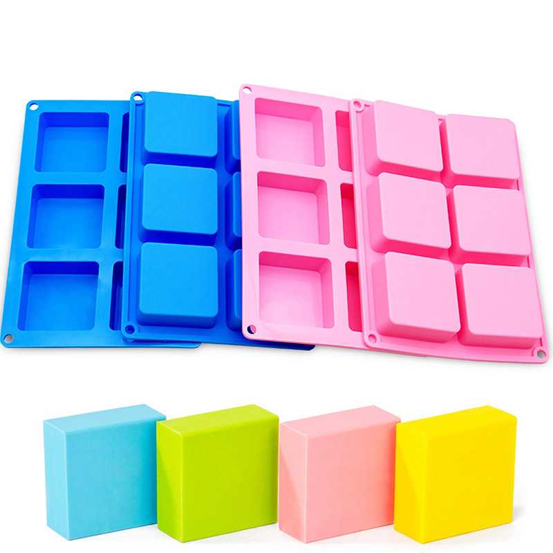Square Soap Molds 6-Cavity Non - Soap Making Kit recension och pris