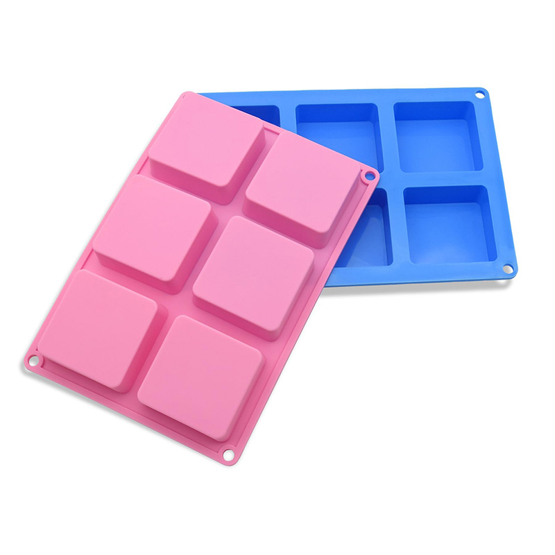 Square Soap Molds 6-Cavity Non - Soap Making Kit recension och pris