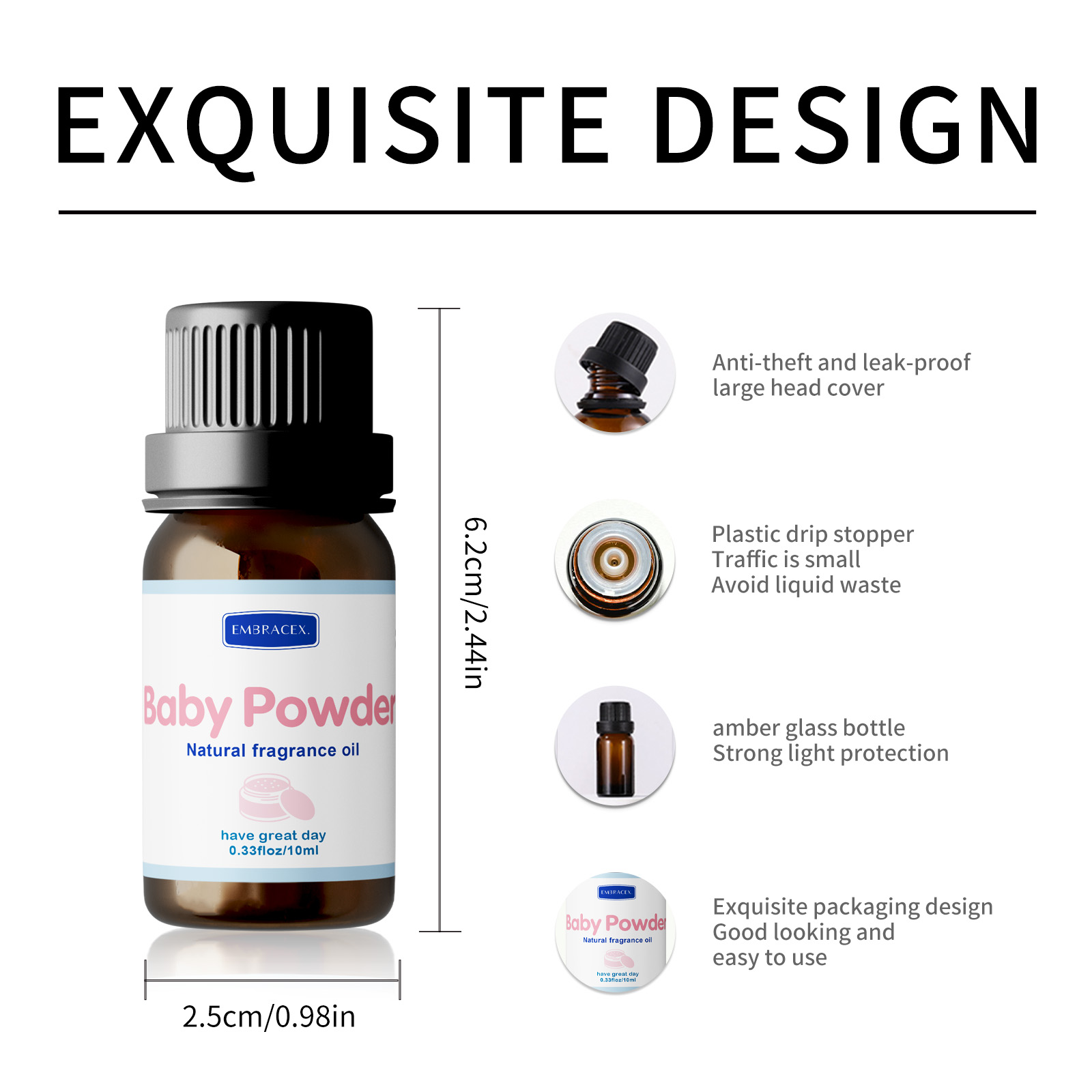 10ml Baby Powder Essential Oil - Soap Making Friends recension och pris