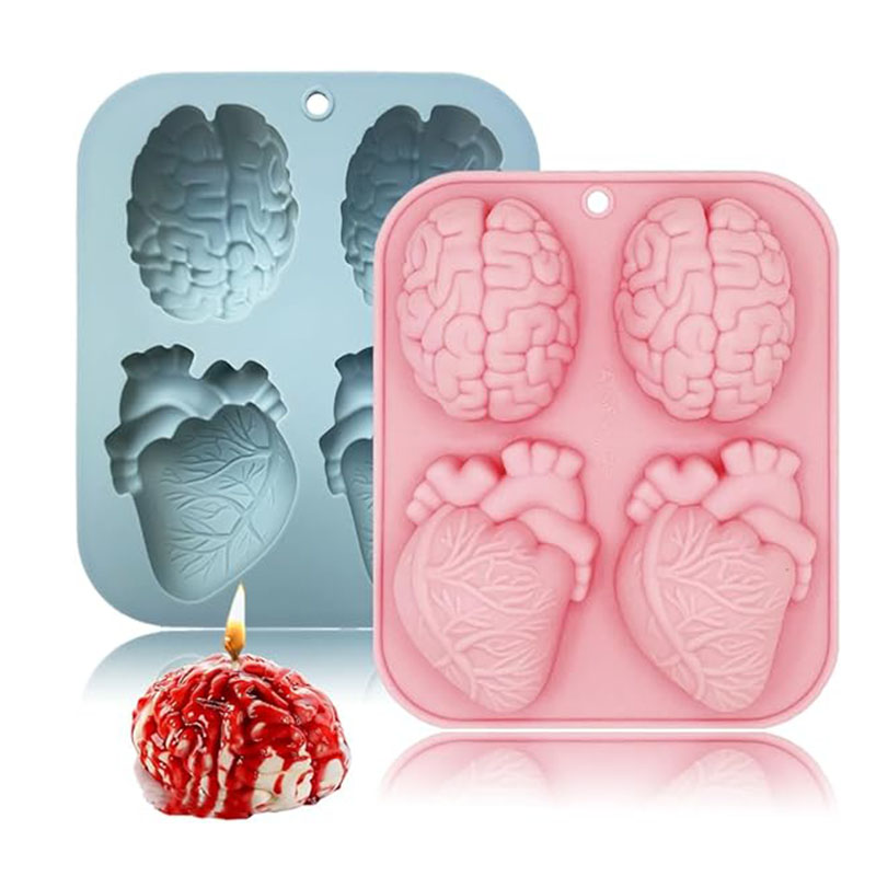 Human Brain And Heart Silicone - Soap Making Line recension och pris