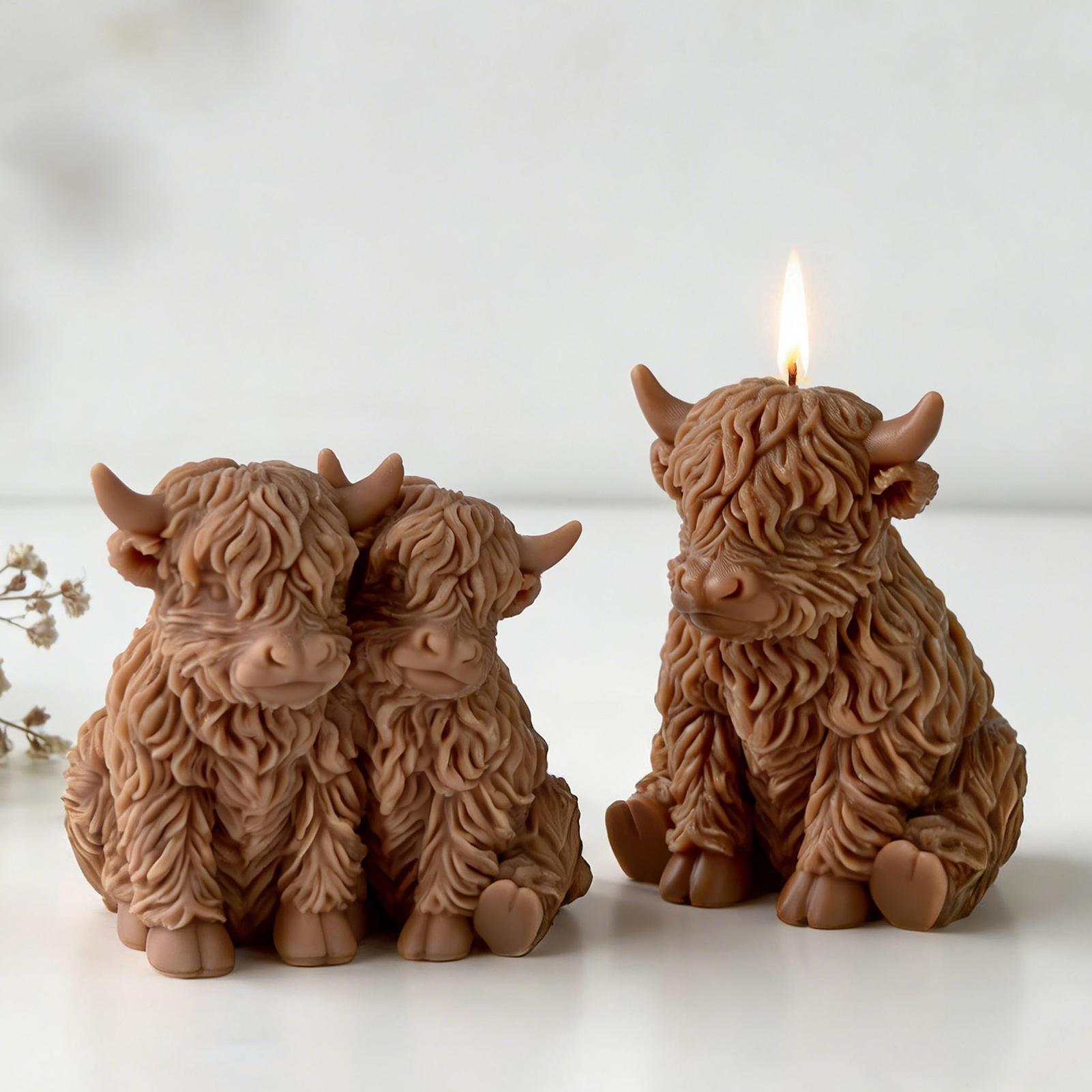 Highland Cow Silicone Mold Reu - Soap Making For Beginners recension och pris