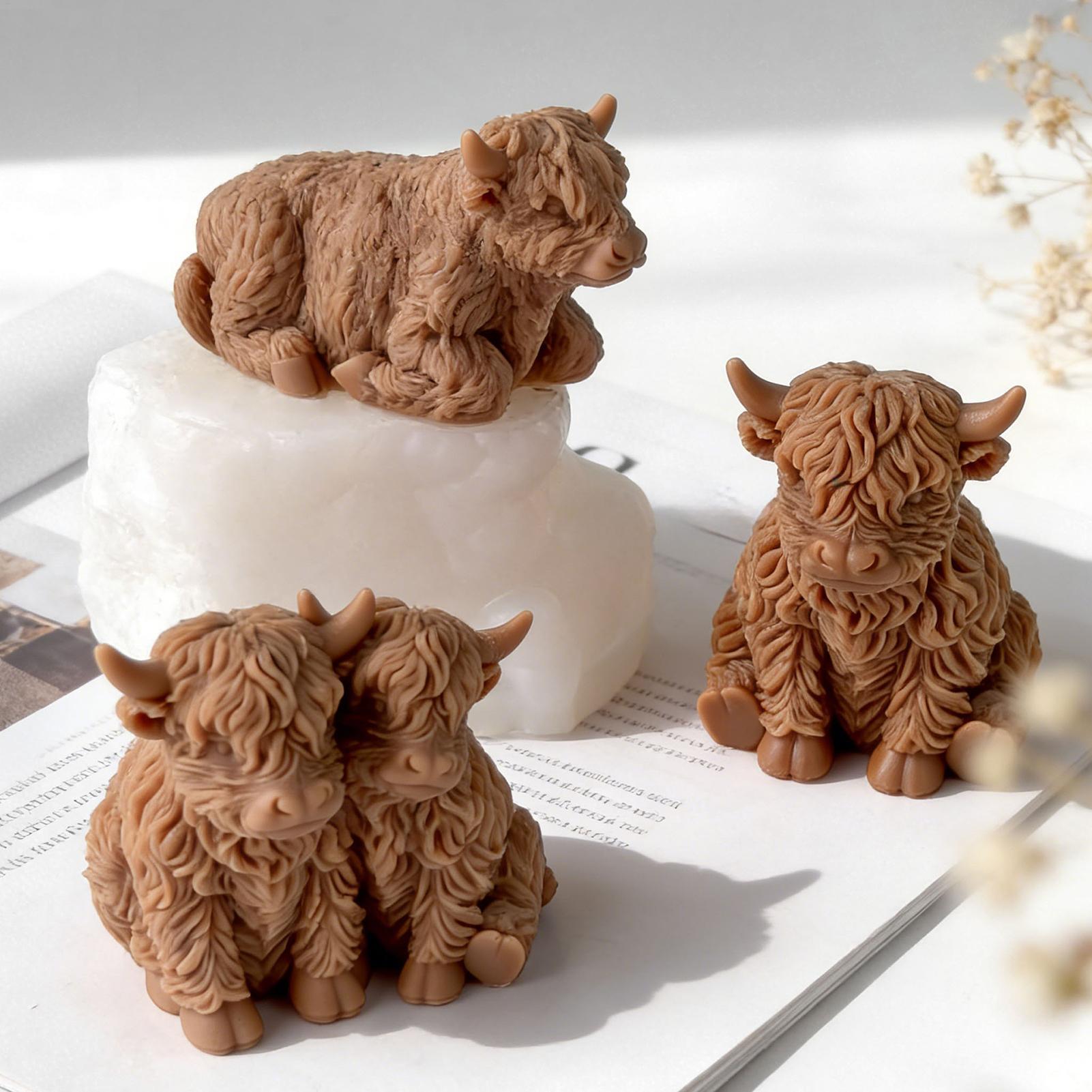 Highland Cow Silicone Mold Reu - Soap Making For Beginners recension och pris