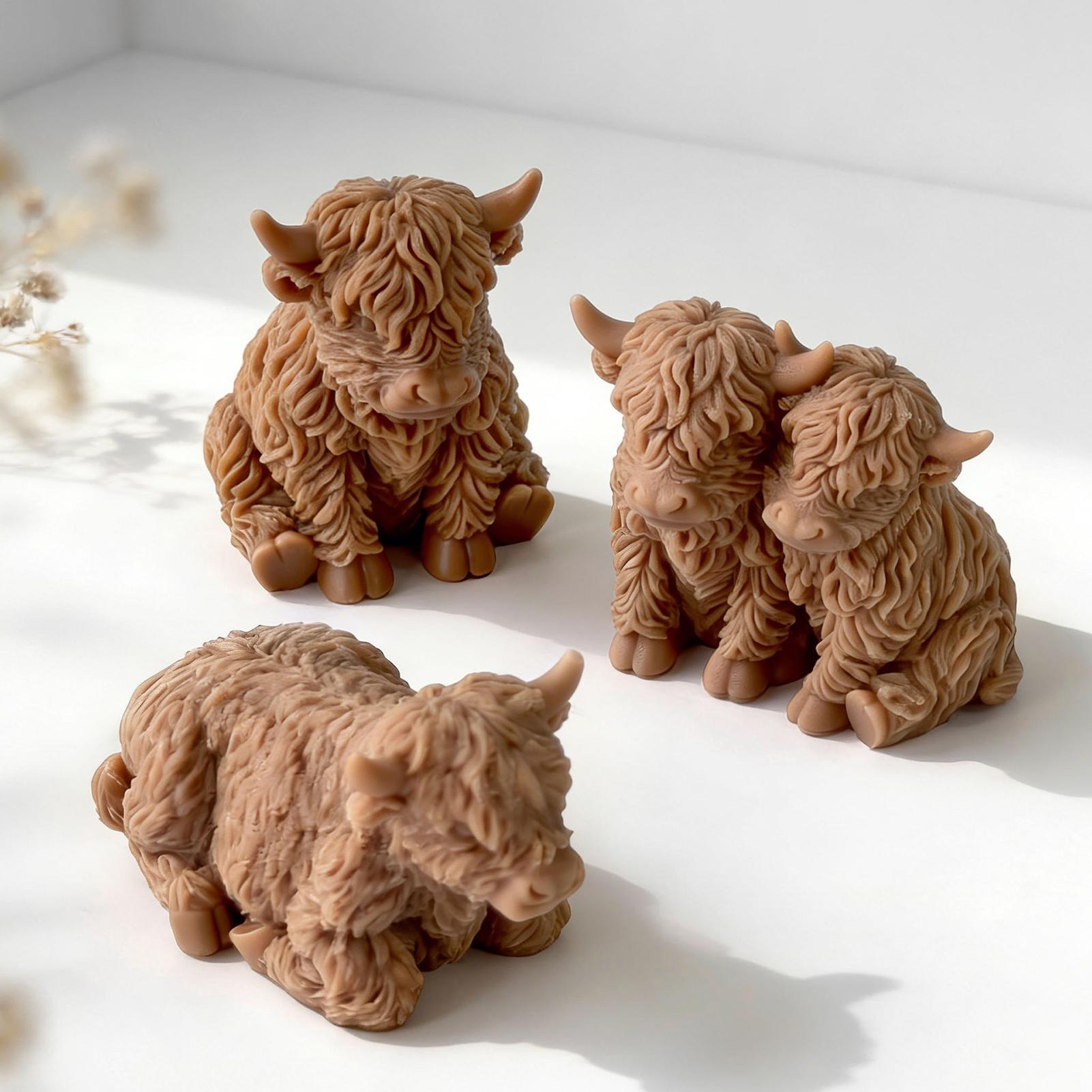 Highland Cow Silicone Mold Reu - Soap Making For Beginners recension och pris
