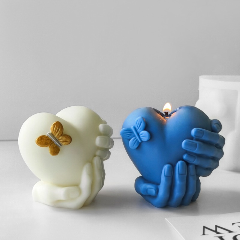 Hand Hold Love Silicone Candle - Soap Making For Beginners recension och pris