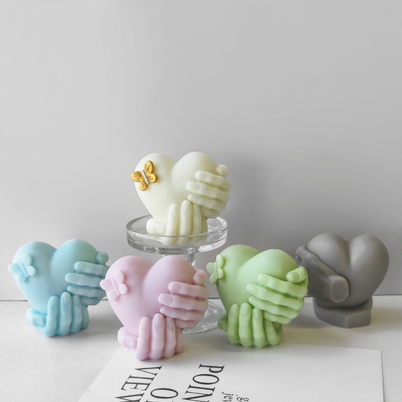 Hand Hold Love Silicone Candle - Soap Making For Beginners recension och pris
