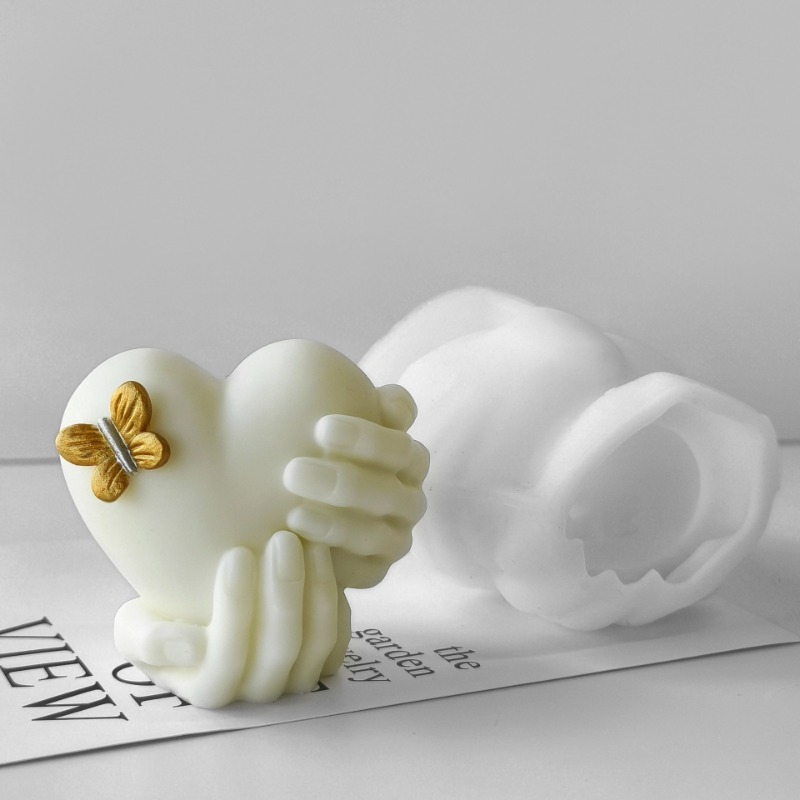 Hand Hold Love Silicone Candle - Soap Making For Beginners recension och pris