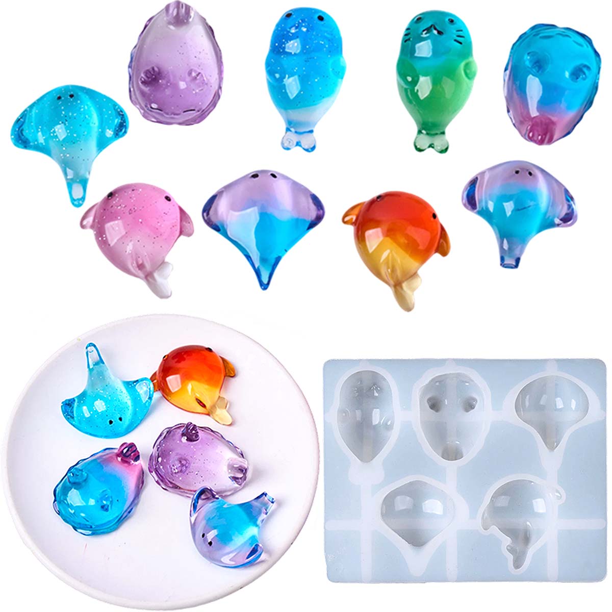 3D Healing Kawaii Manta Ray Wh - Soap Making Kit recension och pris