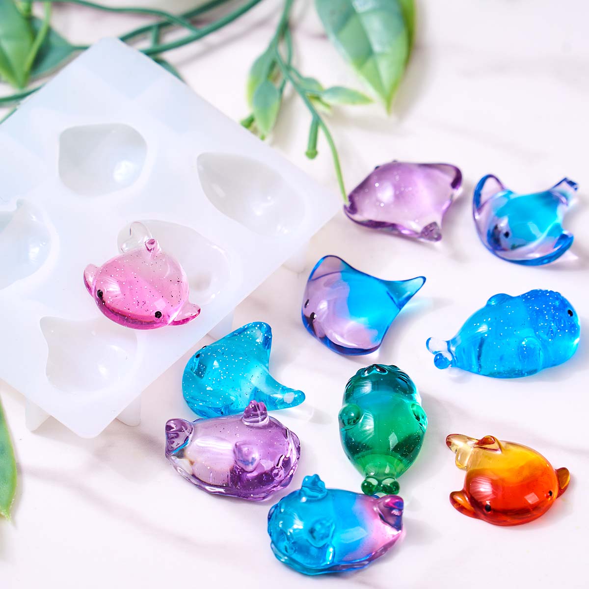 3D Healing Kawaii Manta Ray Wh - Soap Making Kit recension och pris