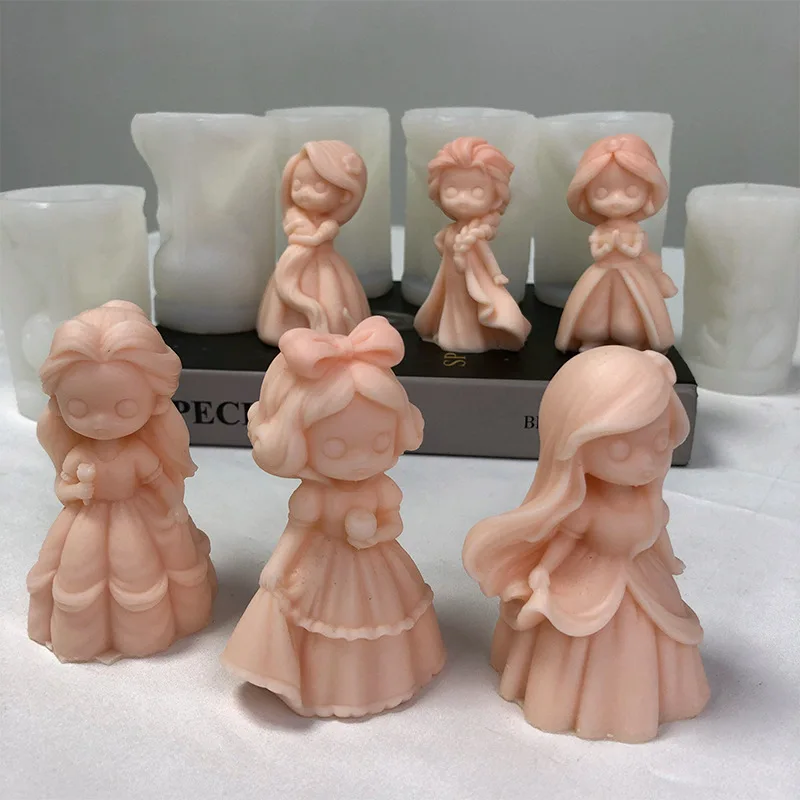 6 Princess Doll Silicone Candl - Soap Making For Beginners recension och pris