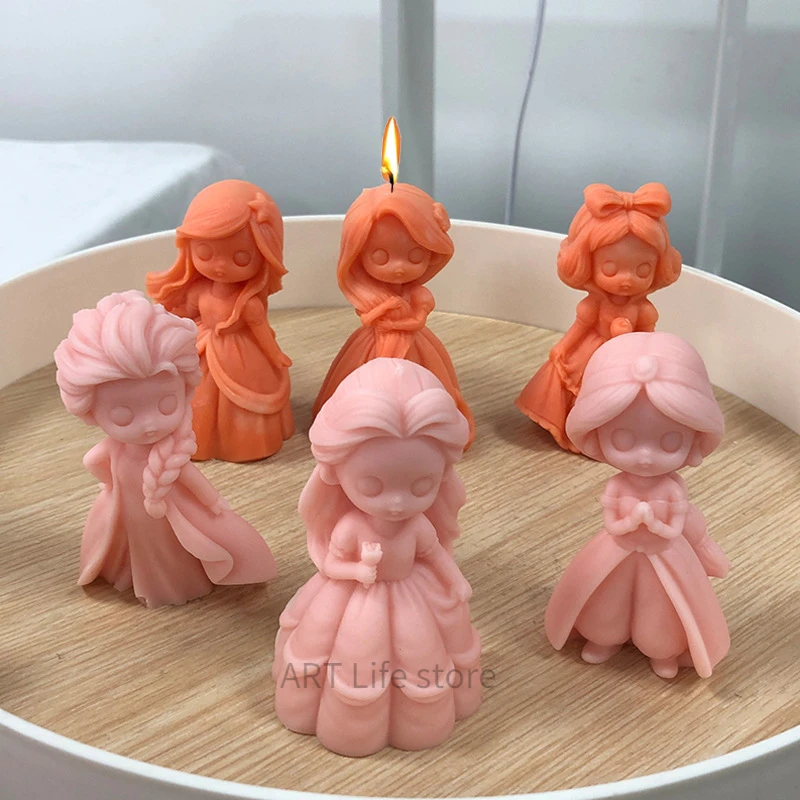 6 Princess Doll Silicone Candl - Soap Making For Beginners recension och pris