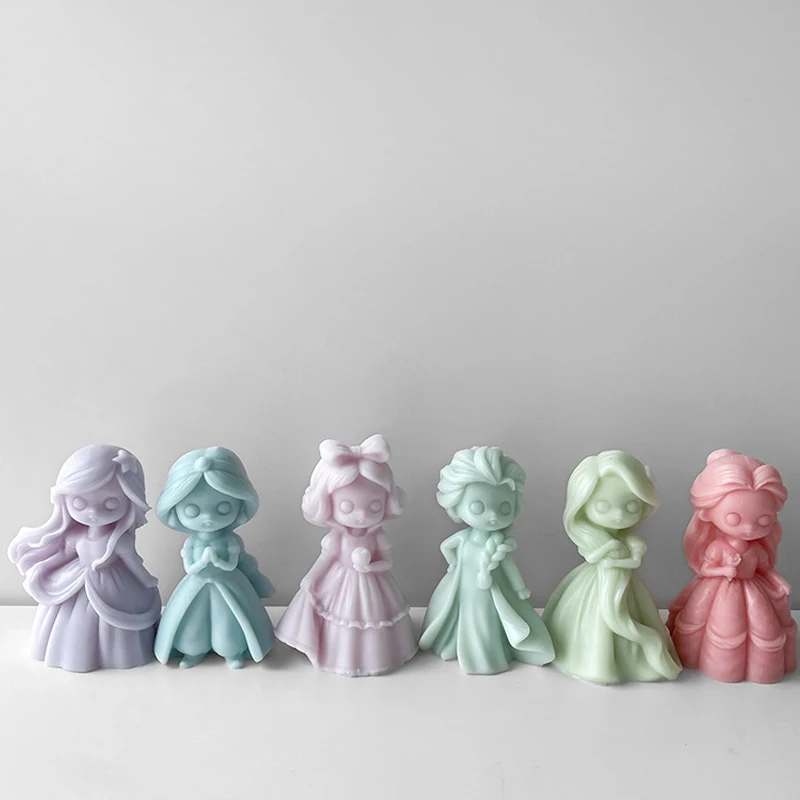 6 Princess Doll Silicone Candl - Soap Making For Beginners recension och pris