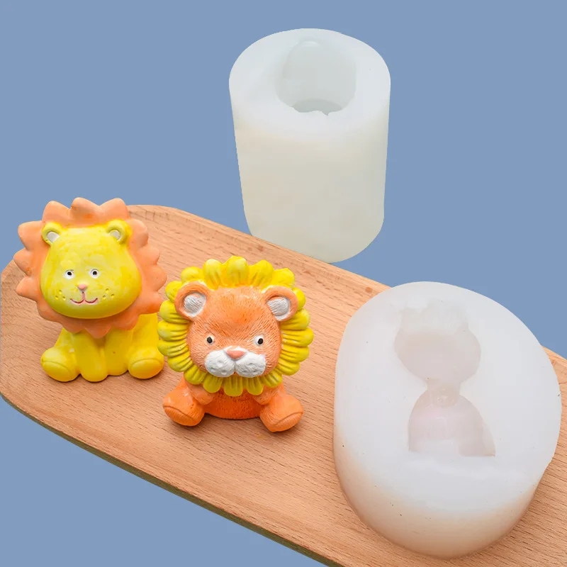 Cute Lion Silicone Candle Mold - Soap Making Kit recension och pris