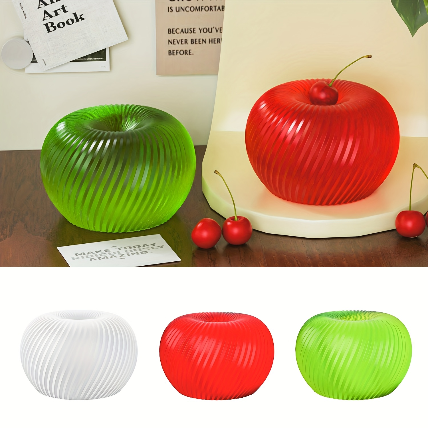 A trendy red apple silicone mo - Soap Making Kit recension och pris