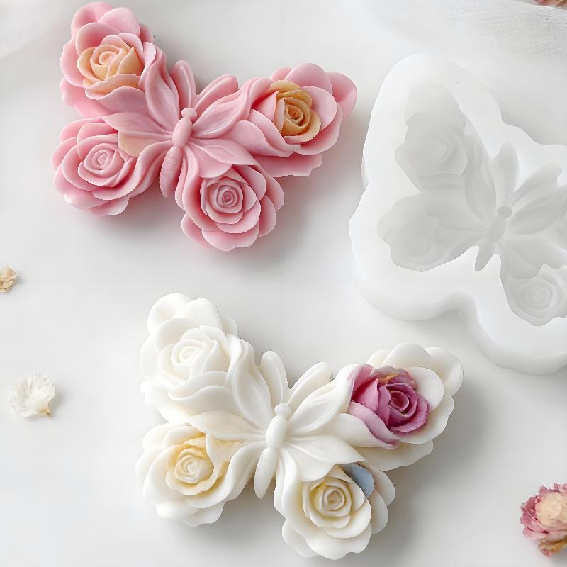 DIY Rose Butterfly Form Silico - Soap Making Kit recension och pris