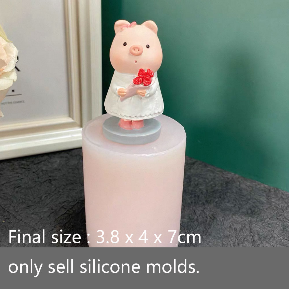 Lucky Pig Silicone Mold Plaste - Soap Making Friends recension och pris